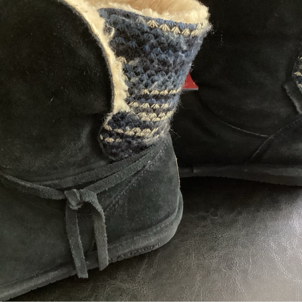 bearpaw genuine suede wool cold weather boots - Picture 7 of 13